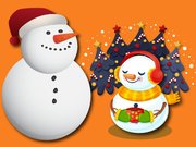 Gravity Snowman Christmas Game Online