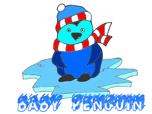 Baby Penguin Coloring Game