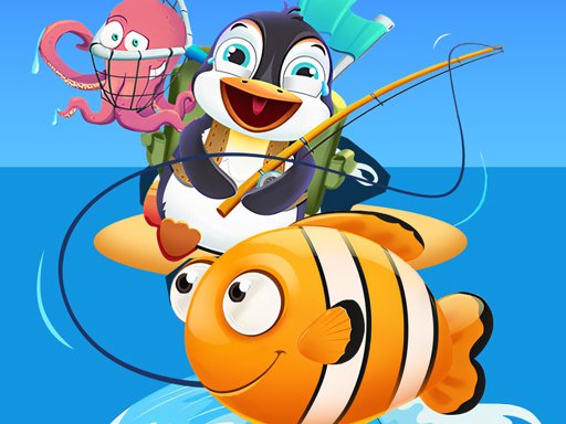 Baby Penguin Fishing Game