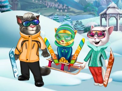 Cats Winter Fun Game