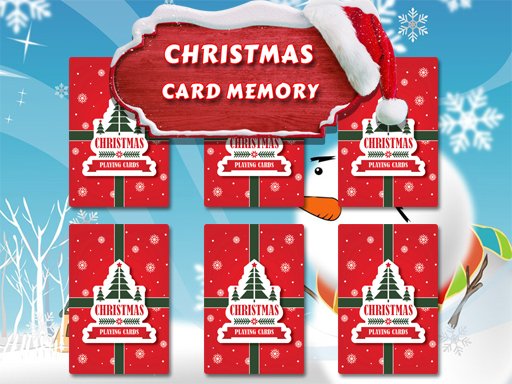 Christmas Card Memory Game