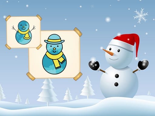 Happy Snowman Coloring Game