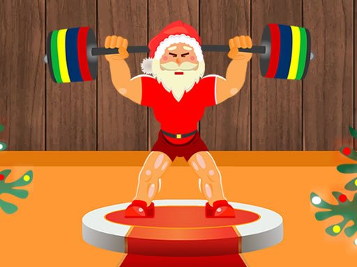 Santa Weightlifter Game