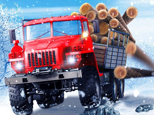 Snowy Roads Truck Driver Game