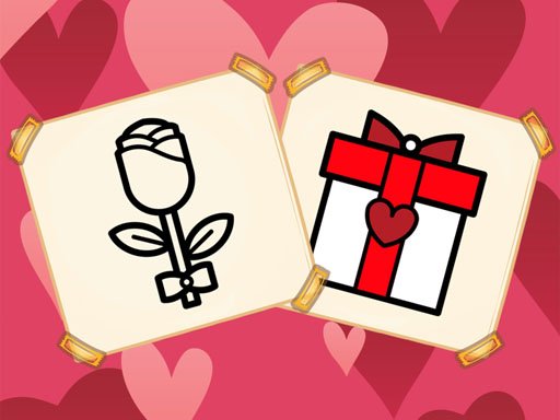 Valentine Present Coloring Game