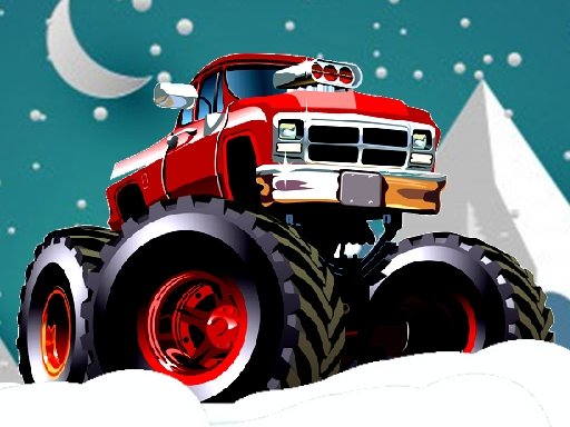 Winter Monster Trucks Race Game